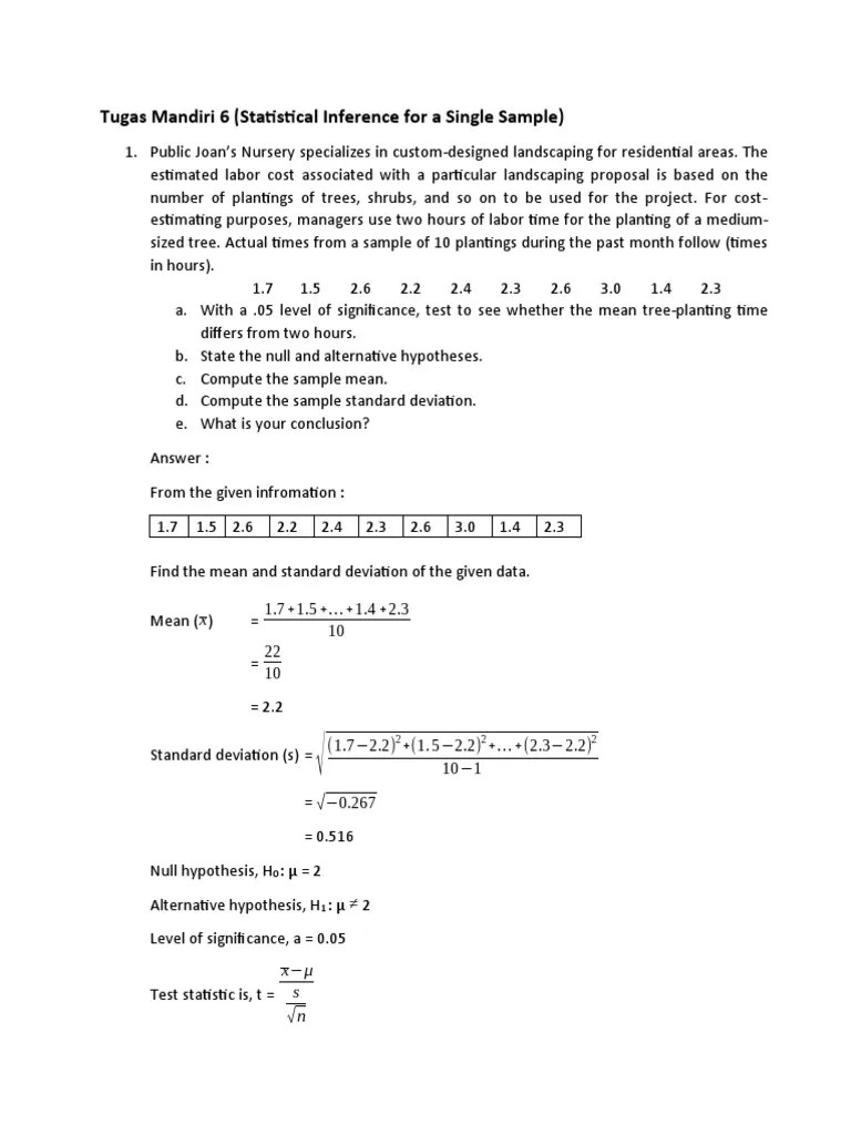 Assignment - Statistics Method | PDF | P Value | Statistical Significance
