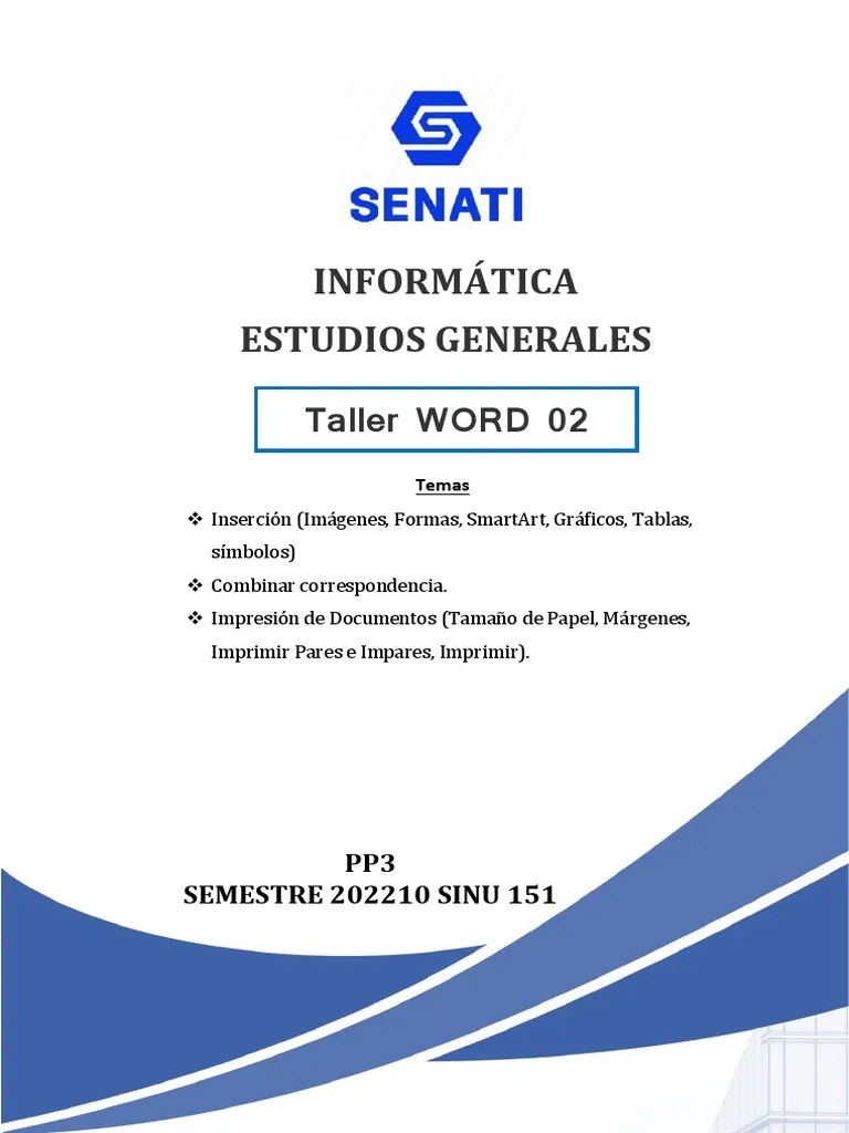Taller 02 MS Word 02 | PDF