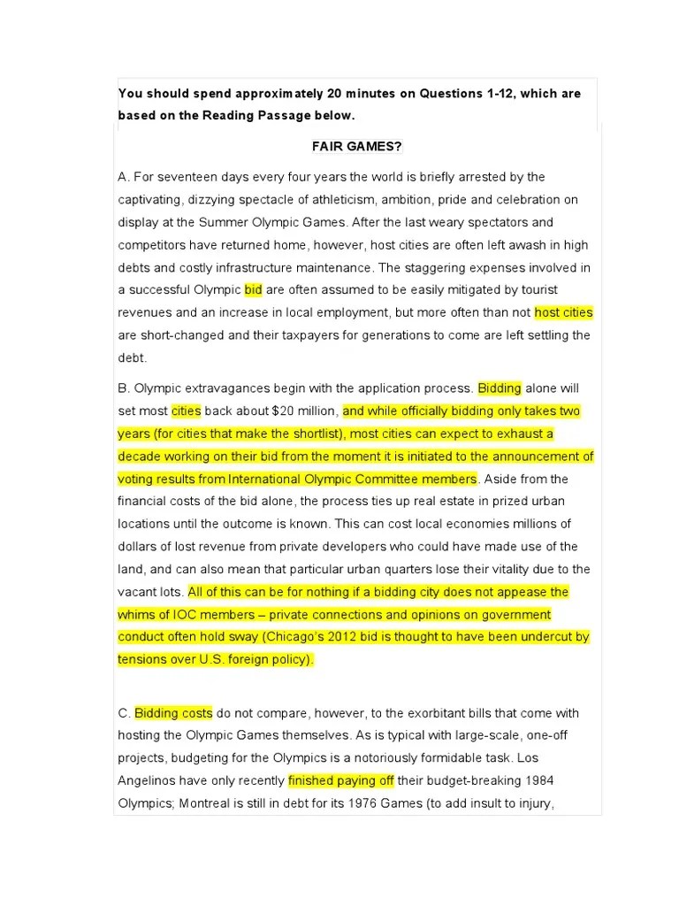 IELTS Reading Practice | PDF