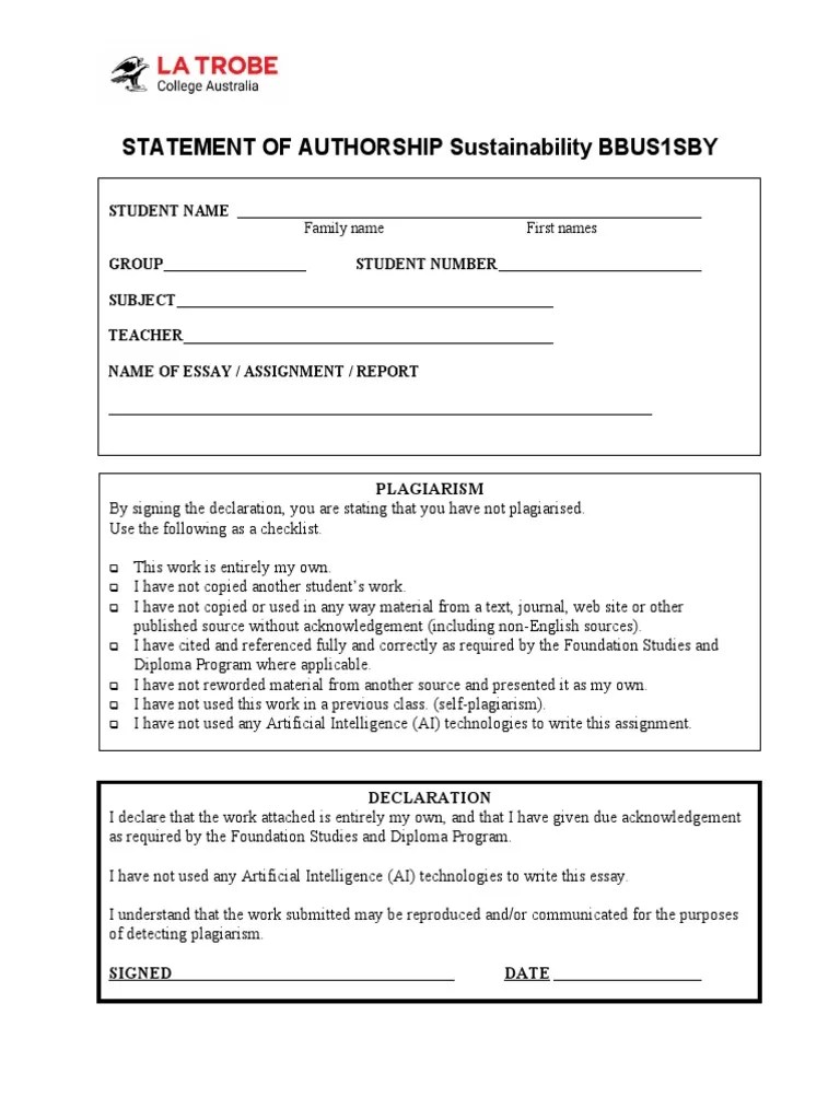 5 Assignment Cover Sheet Individual | PDF