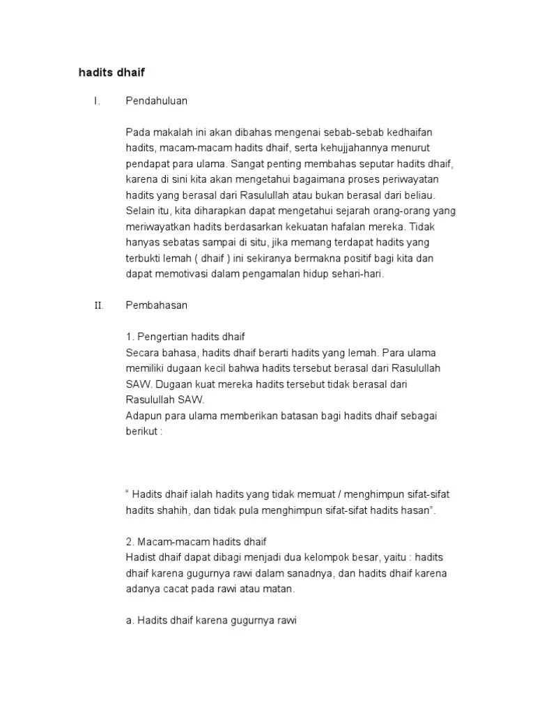 Contoh Hadits Shahih Lengkap Dengan Sanad Matan Dan Rawi - Nusagates