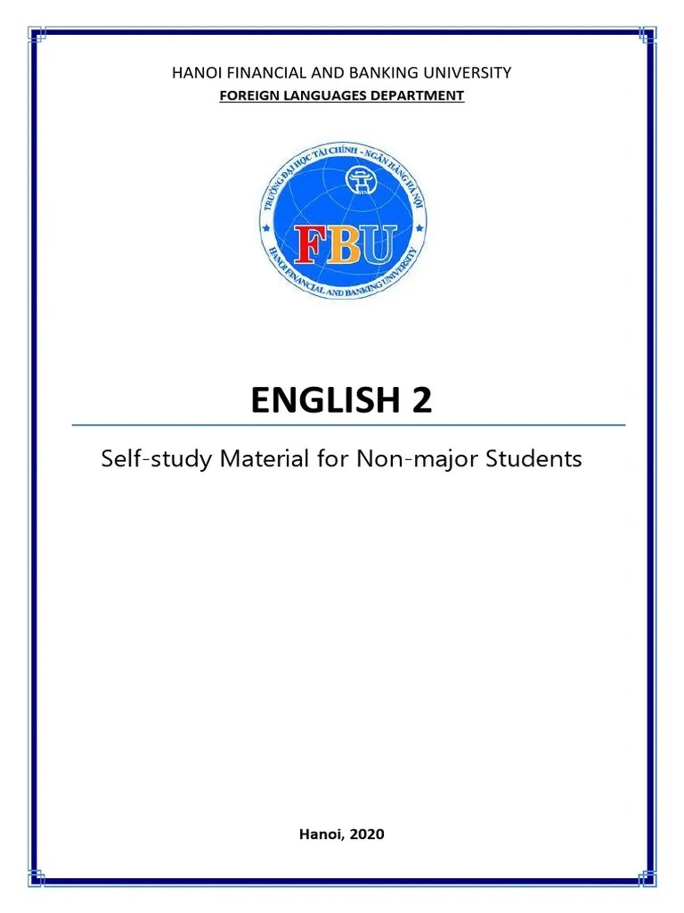 Self Study English 2 | PDF