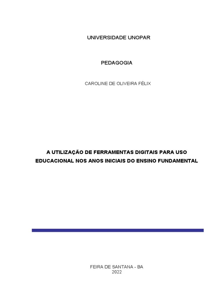 Portfolio Unopar Pedagogia | PDF
