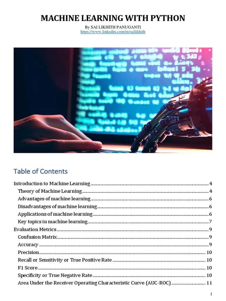 ML Python | PDF
