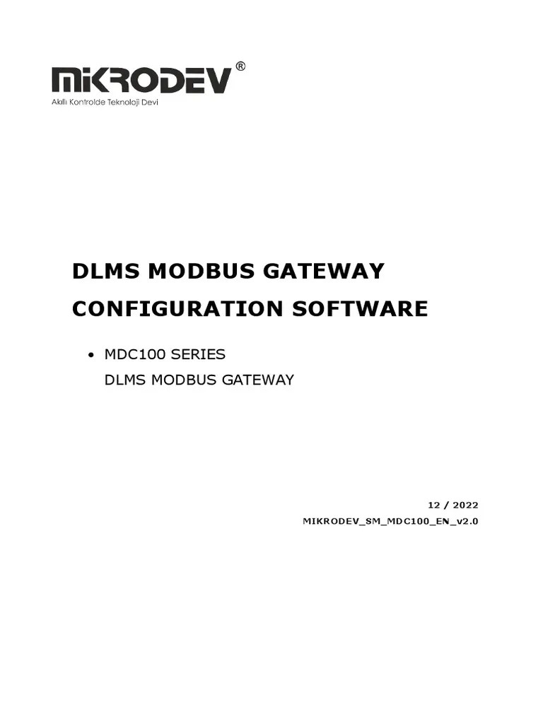 Mikrodev Mdc100 SM En | PDF | Port (Computer Networking) | Usb