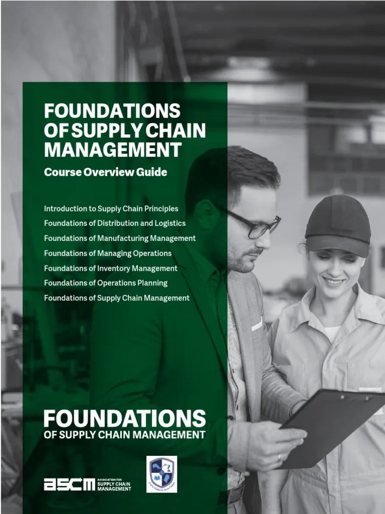 1.1 To 6. Foundation Of Supply Chain Management | PDF | Lean ...