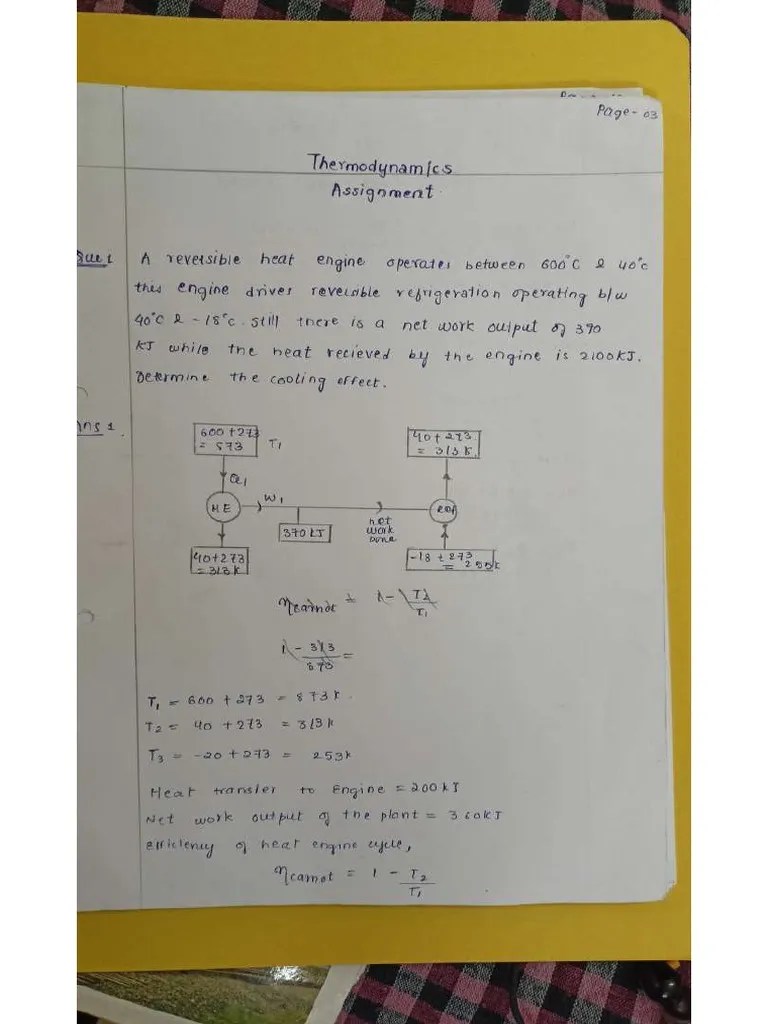 Thermodynamics Questions With Answers | PDF