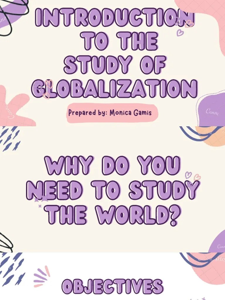 Introduction To The Study Of Globalization | PDF | Globalization ...