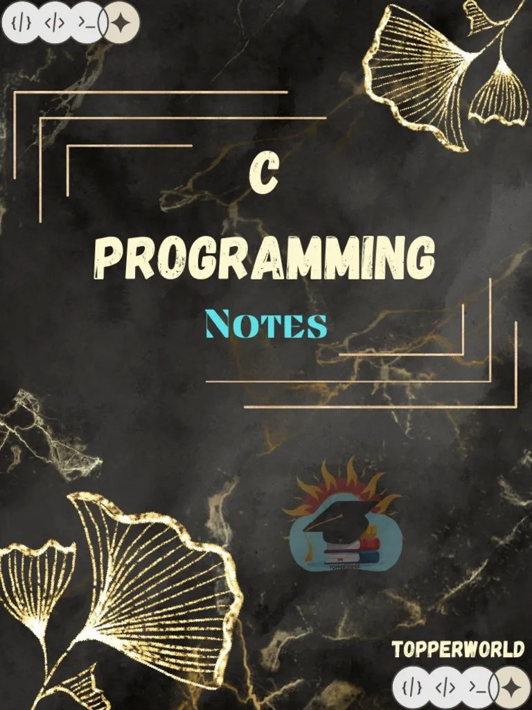 C Programming Notes | PDF | Programming | Computer Program