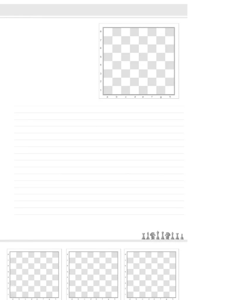 Xadrez Caderno | PDF