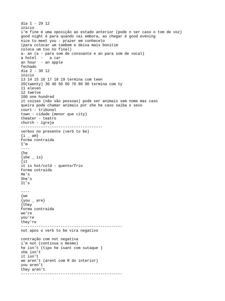 Curso De Ingles | PDF