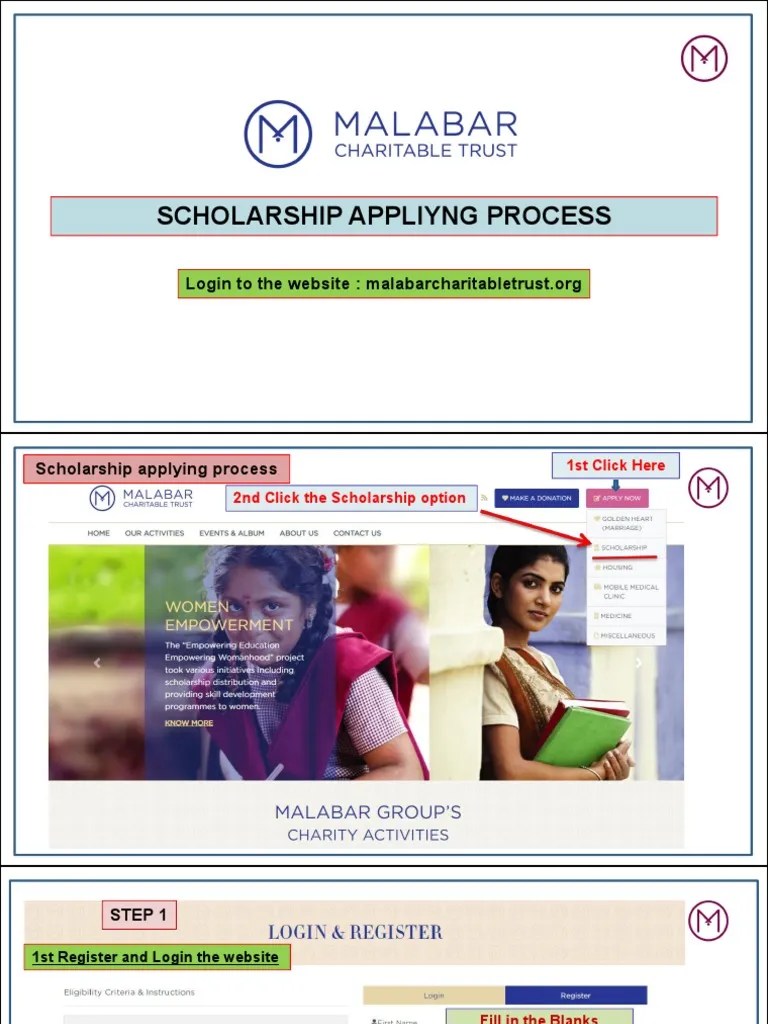 Scholarship Steps - For Students | PDF
