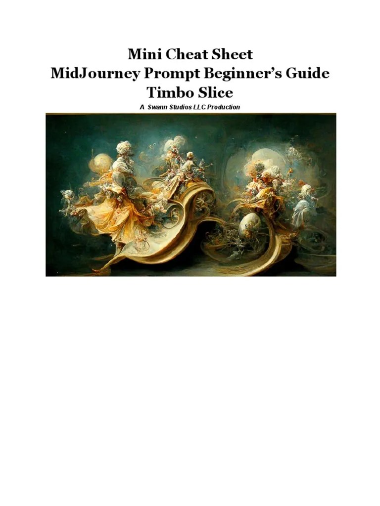 MidJourney Prompt Beginner S Guide | PDF