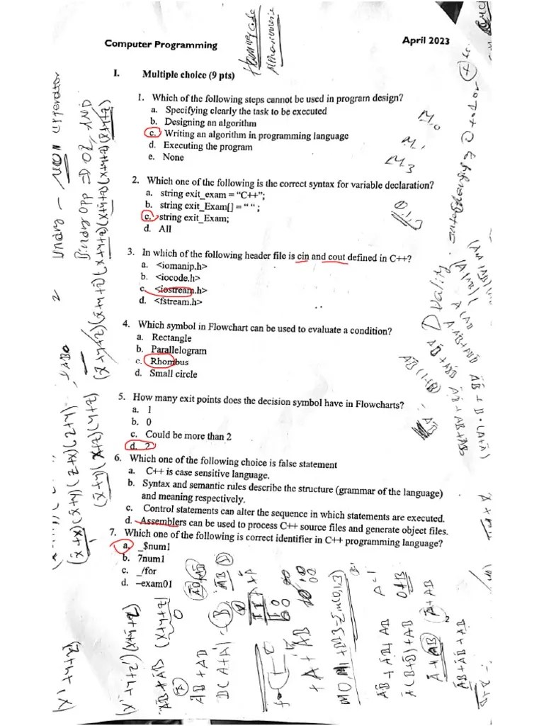 C Test Questions And Answers Pdf Pdf Models Of Computation Object - Amazing Retina Light Backgrounds | Free Download