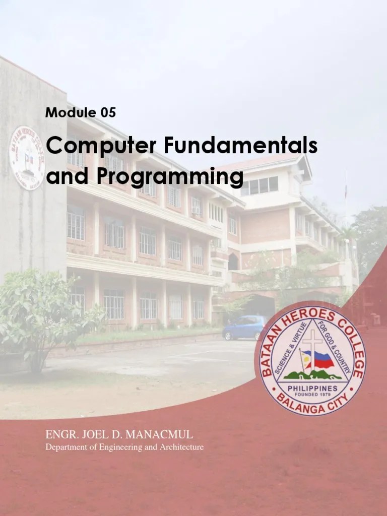 Computer Fundamentals And Programming - Module 05 | PDF