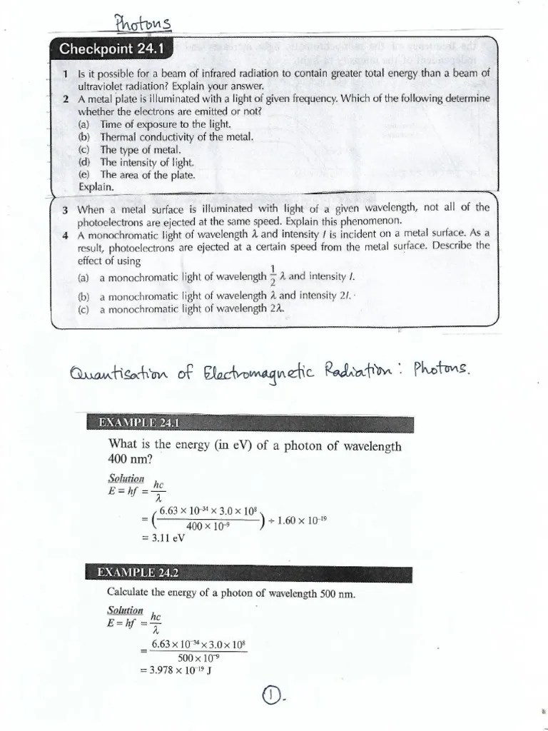 Quantum Physics A-Level | PDF