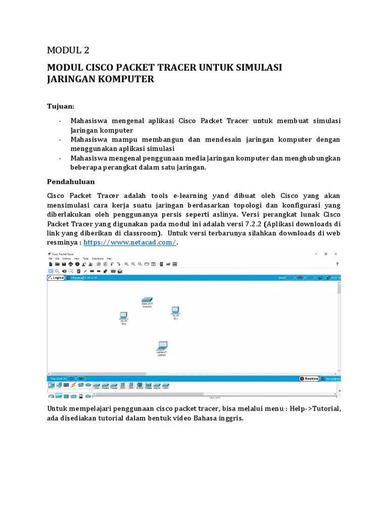 Praktikum 2 - Cisco Packet Tracer | PDF