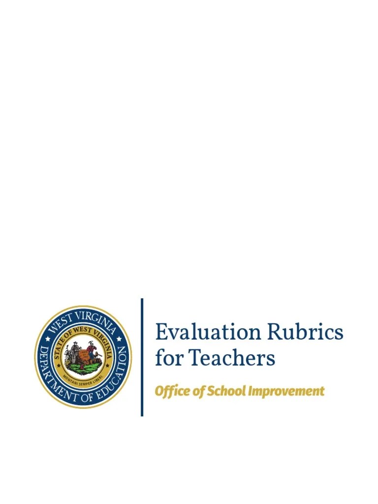 Rubrics For Teachers | PDF | Teachers | Differentiated Instruction