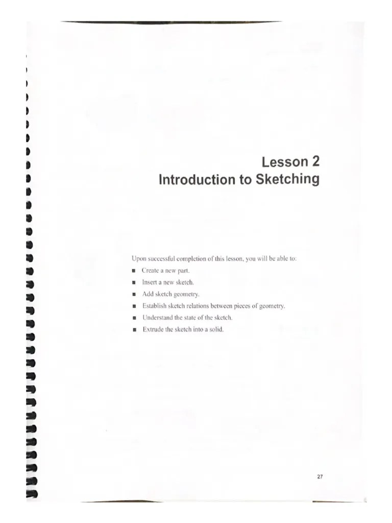 Introduction To Sketching | PDF