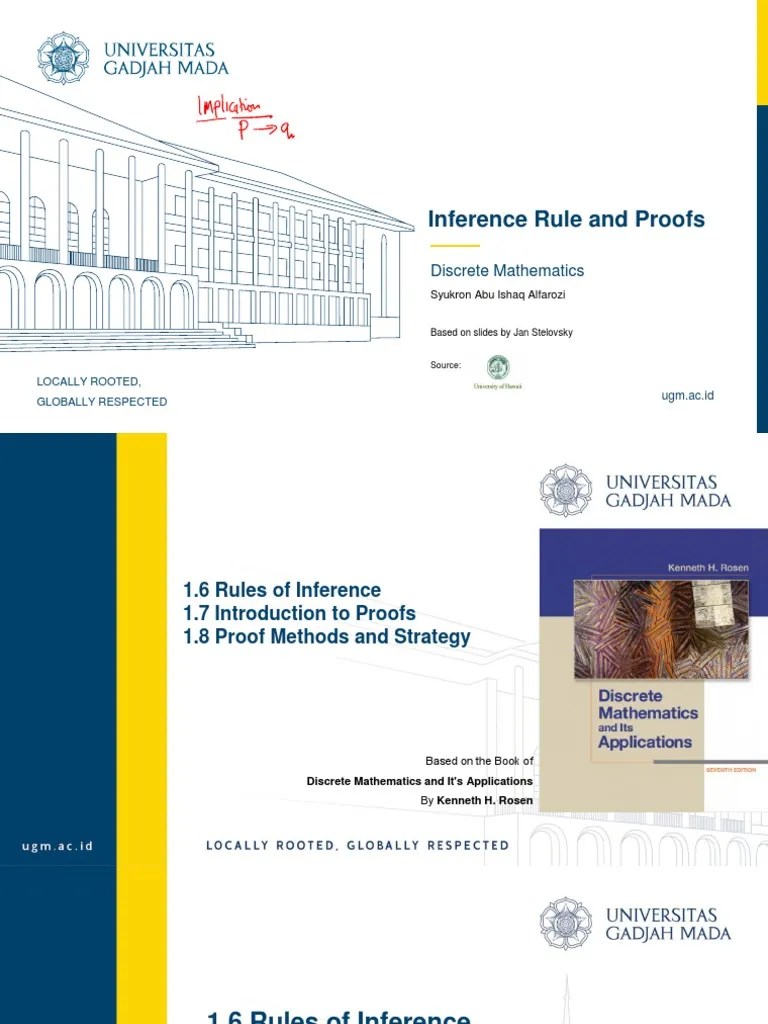 Discrete Math 02 - Inference Rule And Proofs | PDF | Mathematical Proof ...