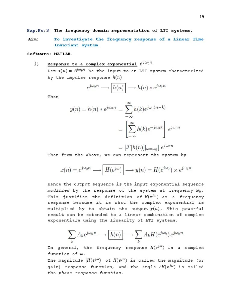 DSP Lab Expt 3 EECE GITAM-19-23 | PDF | Electrical Engineering | Algorithms