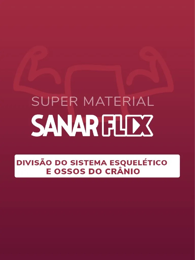Divisão Do Sistema Esquelético E Ossos Do Crânio SANARFLIX | PDF ...