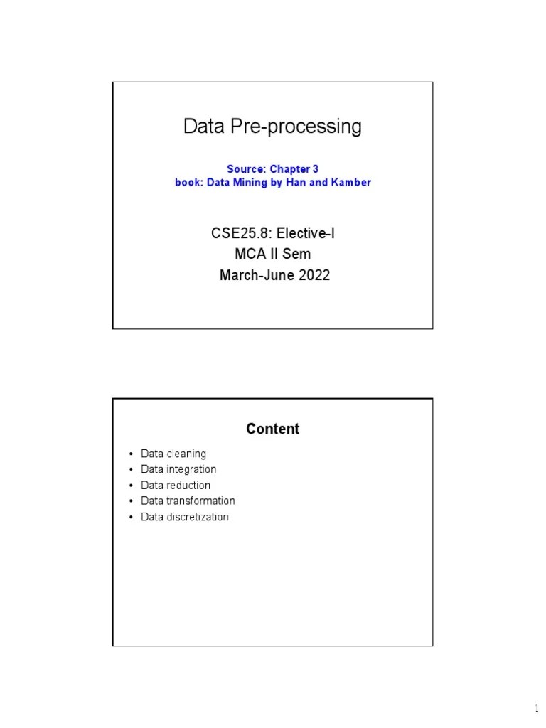 3 Data Preprocessing | PDF | Chi Squared Test | P Value