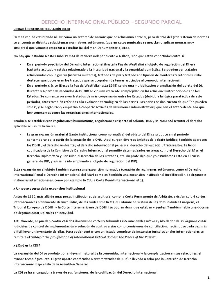 Derecho Internacional Público | PDF | Derechos Humanos | Arbitraje