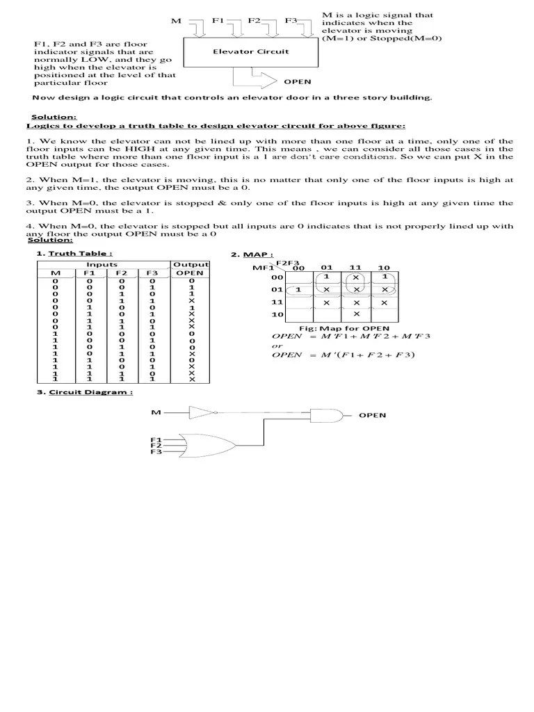 Elevator Circuit | PDF | Electrical Circuits | Electricity