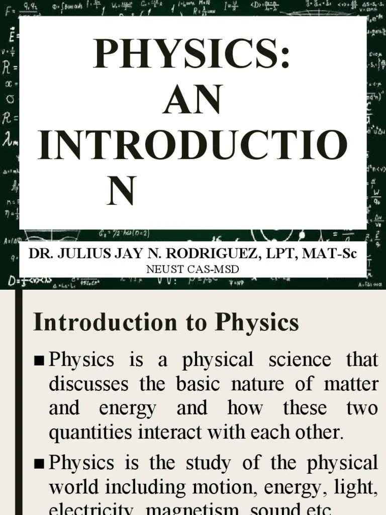 Unit 1. Introduction Units And Measurements | Download Free PDF ...