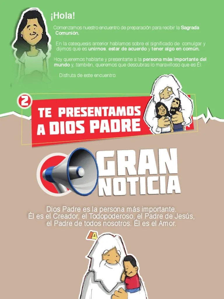 Encuentro 2 - Catequesis De Primera Comunión | PDF | Amor | Dios