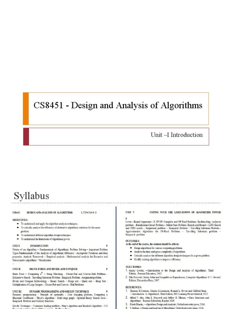 Data Analysis And Algorithm Notes | PDF | Algorithms | Computational ...