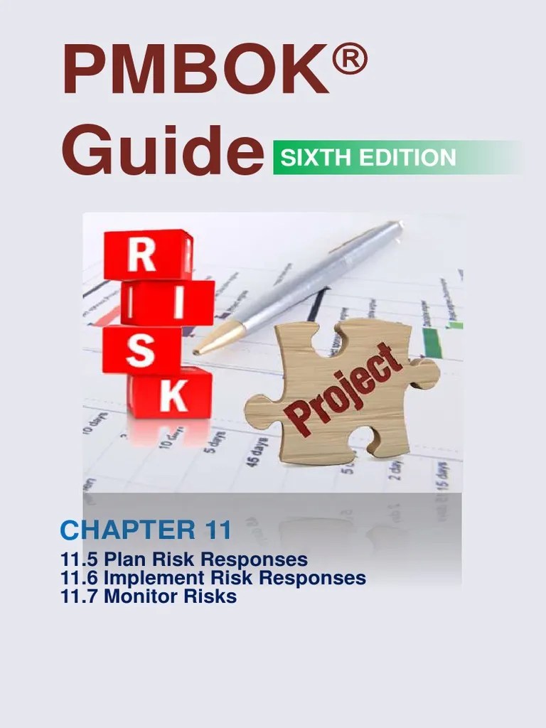 PMBOK 6th Ch11 567 | PDF | Risk | Risk Management
