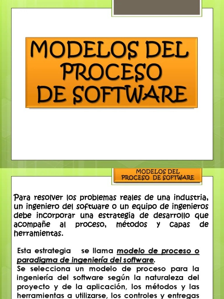 Modelos De Desarrollo De Software | PDF | Software | Ingeniería De Software