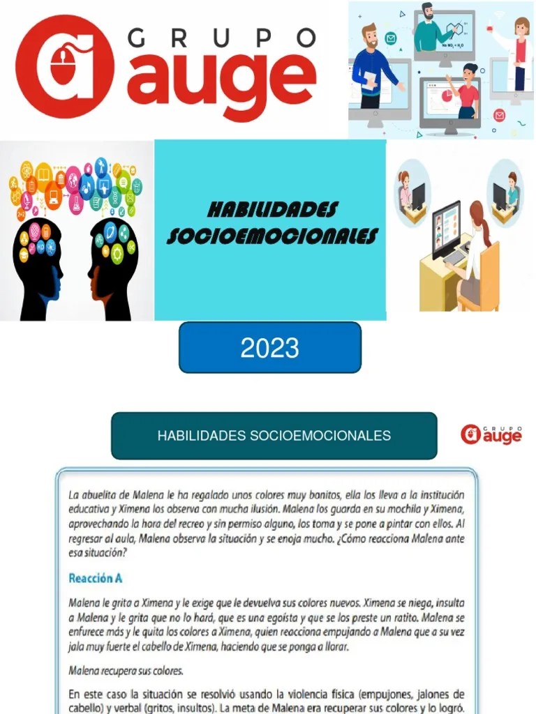 28 08 2023 Habilidades Socioemocionales. | PDF | Las Emociones | Empatía