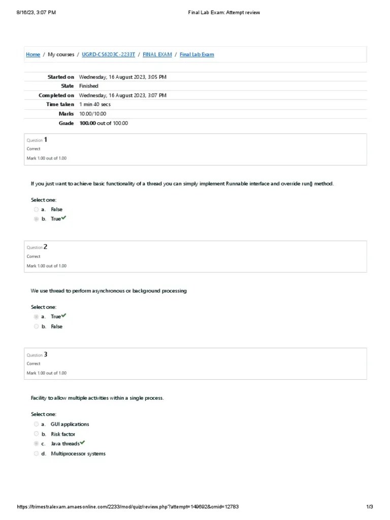 Final Lab Exam - UGRD-CS6203C Object Oriented Programming | PDF ...