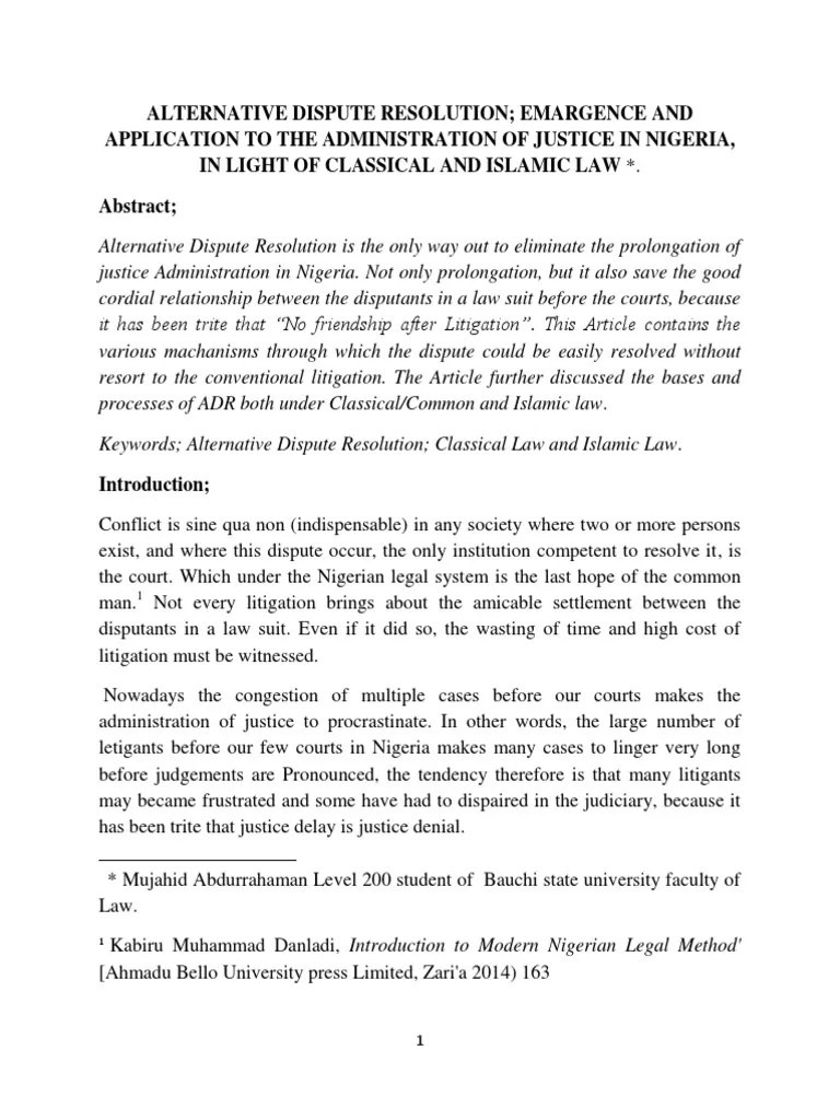 Alternative Dispute Resolution | PDF | Alternative Dispute Resolution | Mediation