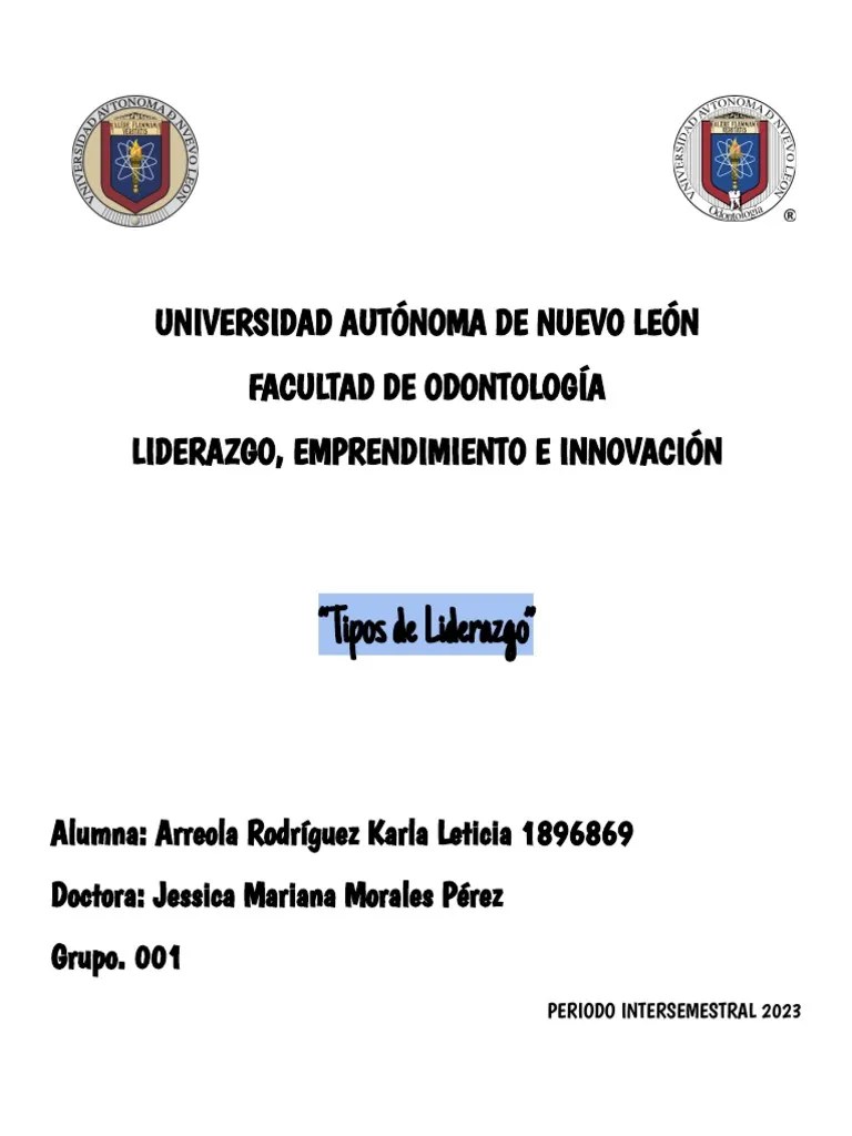 Tipos De Liderazgo | PDF