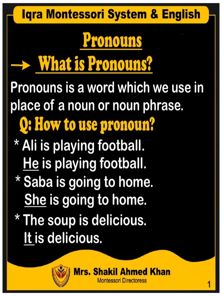 Pronoun PDF | PDF | Pronoun | Morphology