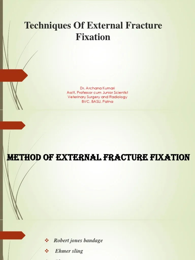Lecture 5 External Fixation I | PDF | Musculoskeletal System | Clinical Medicine