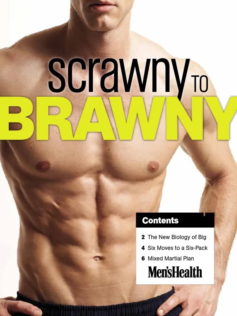 Mens Health Scrawny To Brawny | PDF | Kettlebell | Skeletal Muscle
