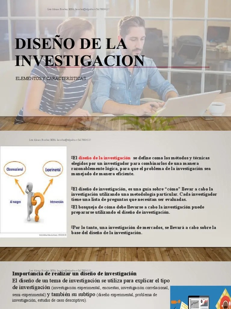 Diseño De Investigación | PDF | Muestreo (Estadísticas) | Desviación ...