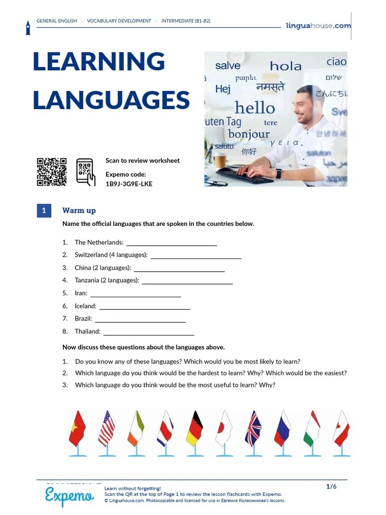 Learning Languages British English Student | Download Free PDF | Part ...