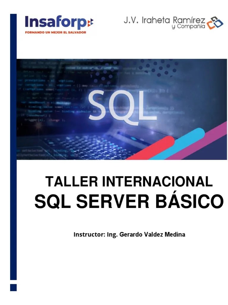 Copia De Manual De Participante SQL BASICO | PDF | SQL | Bases De Datos