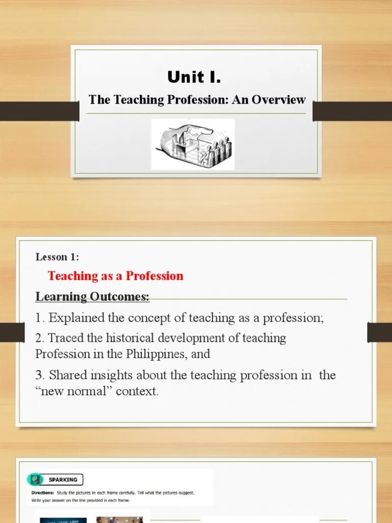 Unit 1 Lesson 1 | PDF | Learning | Teachers