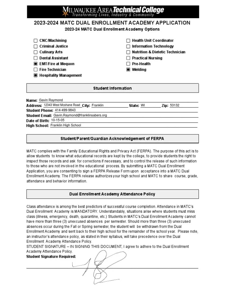 23 24 Dea Application Final | PDF