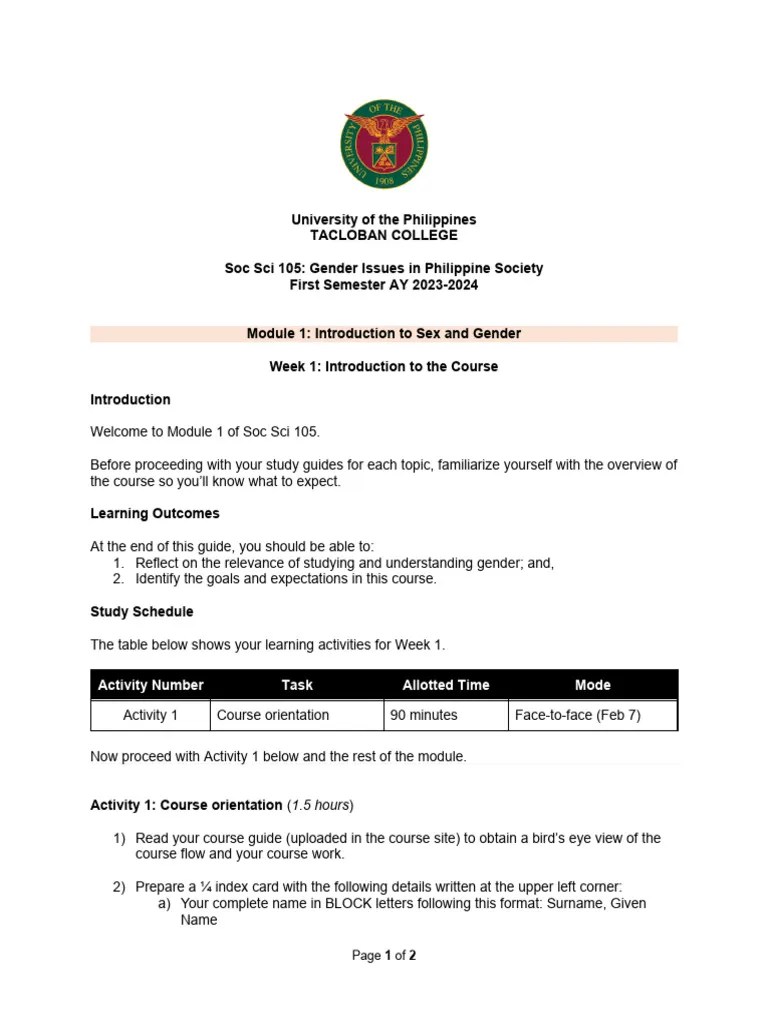 Week 1 Study Guide | PDF