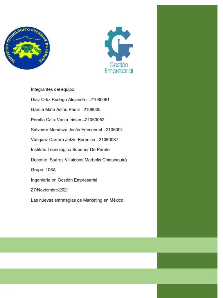 Las Nuevas Estrategias De Marketing En México. | PDF | Marketing | Pequeñas Y Medianas Empresas