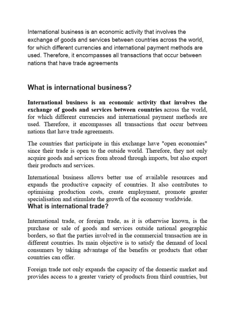 2023 International Trade | PDF | Exports | Trade