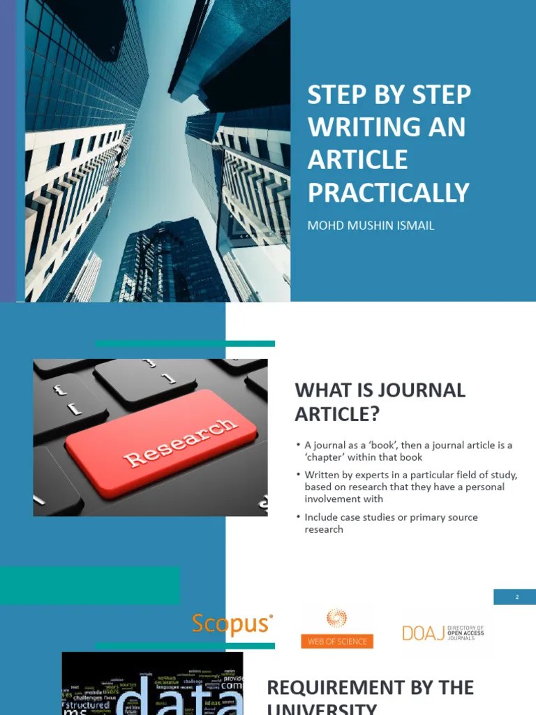 Step By Step Writing An Article | PDF | Academic Journal | Academic ...